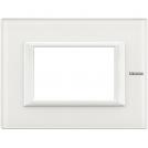 BTICINO - HA4803VBB Рамка 3М White glass стъкло правоъгълна Axolute
