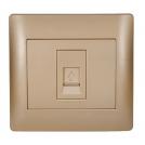 ELMARK - 11263 - PHONE SOCKET GOLDEN METALLIC RHYME