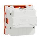 SCHNEIDER ELECTRIC - NU303761 Контактен излаз оранж Шуко с ДЗ 2P+E 16A - 250V New Unica винтово свързване (1)