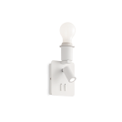 IDEAL LUX - wall luminaire  GEA MAP2 SQUARE  239521 BIANCO E27/LED max 1+1 x 60/3W
