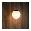 V-TAC - Ceiling Hanging Lamp 1xE27 Matt Black Opal Plastic C Ball SKU: 11825 (2)
