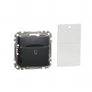 SCHNEIDER ELECTRIC - SDD114121 Sedna Design & Elements key card, 10A, screwless connection, antracite