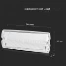 V-TAC - 3W Евакуационна Табела Стена 12 Часа Зареждане 6400K IP65 1200 mah SKU: 83111 (3)