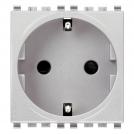 VIMAR - 20208.N - 2P+E 16A German SICURY outlet silver Next