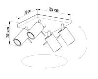 SOLLUX - spot luminaire RING 4 grey SL.0452 (3)