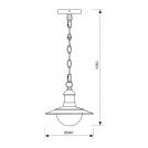 VIVALUX - Lantern RIVIERA H010/AB IP44  VIV004370 (1)