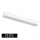 COUP LIGHT - Магнитен осветител 48V 12W SLIM GRILLE бяло - SlimMT12W-22T-WH4K