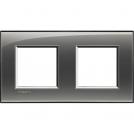 BTICINO - LNA4802M2KF Square cover plate 2х2modules -London fog-technopolymer
