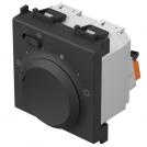 TEM - EM39SB Thermostat 5-30°C 230V max 1.5 2M, color Black matt, Modul