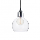 ACA LIGHTING - пендел   V292851PCL PENDANT CLEAR GLASS E27 D17cm 1X40W BLOOM 
