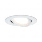 PAULMANN - 93484  LED recessed light 3-Step-Dim Nova Coin pivoting round 84mm 50° Coin✴6W⚡470lm~230V⚡dimmable⚡2700K✴white matt