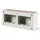 SCAME - Bracket for outdoor installation IP40 3+3 mod. Unibox color GRAY - 136.4126