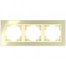 EFAPEL - TRIPLE FRAME GOLD/GOLD 90930 TOU LOGUS 90 Metallo