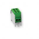 ARNOCANALI - Distribution terminal block 1P 100A green cable 2x16/25мм2 DIN mounting BKB251V