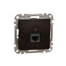 SCHNEIDER ELECTRIC - SDD181466 Sedna Design & Elements - CAT 6A UTP, RJ45, wenge
