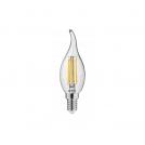GTV Lighting - LD-C35FL4-30L LED Крушка 4W C35L E14 3000K FILAMENT  AC220-240V 360° 400 lm 35mA