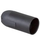 ULTRALUX - PFE14GB1PLASTIC LAMP SOCKET E14, SMOOTH, BLACK