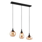 TRIO - Пендел  LUMINA 317000313 E14, 3X40W кехлибар