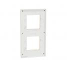 SCHNEIDER ELECTRIC - NU6004V83 vertical cover frame - 2 gangs - 2 x 2 modules - scandinavian wood (1)