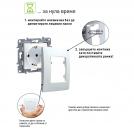 LEGRAND - 7 646 50 TV single star socket Niloé -