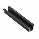 GTV Lighting - Profile GLAXmini high for recessed installation 2m aluminum black PA-GLAXMW-AL-20M