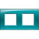 BTICINO - LNA4802M2VD  Square cover plate 2х2modules -green-technopolymer
