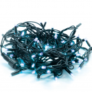 ACA LIGHTING - X08100631 ^ 100 LED RUBBER CABLE BLUE STRING LIGHTS CONTECT. (MAX 20), 10CM DIST., 10M,IP44, 1.5 LEAD CABLE