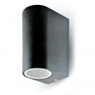 V-TAC -  7509 VT-7652 SLEEK GU10 WALL FITTING(ALUMINUM) ROUND-BLACK 2 WAY IP44