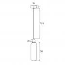 MAXLIGHT - Пендел CAMPANILA P0510, Φ:10см, 1 x  max 40W E27 230V (1)