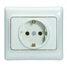 LEGRAND - 782111 2P+E German standard socket outlet Kaptika -flush mounting- 16 A - 250 V~ -white