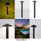 NOVA LUCE - Градински стълб  Д:11, В:40 см.   9030862  NEMO ⚡ LED 5W ⚡ 424Lm ⚡ 3000K ⚡ 100-240V ⚡ IP65 ✴ Тъмен антрацит 