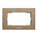 PANASONIC -  Double Socket Frame Aluminum Bronze WKTF08093AR