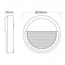ACA LIGHTING - Lighting Outdoor 8W 3000K Ø23 SLIM12R (1)