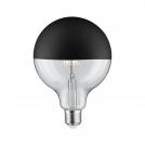 PAULMANN - 28679   Standard 230V LED Globe Head Mirror ⚡ E27 ⚡ G125 ⚡ 600lm ⚡ 6.5W ⚡ 2700K dimmable ✴ Black matt