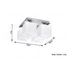 SOLLUX - ceiling lamp PIAZZA 4 chrome SL.0228 (1)