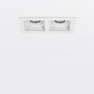 POLARIS LIGHTING - DOWNLIGHT CARDAN MINI DOUBLE 185/32/100mm GU10 White 1054-2