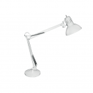 ACA LIGHTING -  SF606W Metallic white desk lamp 1X60W E27 PENNA 