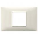 VIMAR - 14652.06 - Plate 2centrM techn. granite white