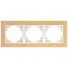 EFAPEL - TRIPLE FRAME BEECH/PEARL 90930 TFP LOGUS 90 Arbore