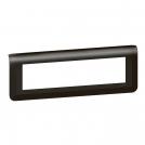 LEGRAND - Plate Mosaic - 8 horizontal modules - black 79058L