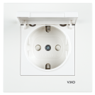 VIKO - КОНТАКТ С КАПАК ШУКО БЯЛ VIKO КАРЕ 90960012