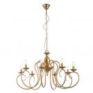INCANTI - pendant  luminaire CIRCE ICI C8 23  CAND 8x42W E14 BRONZE 