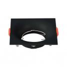 V-TAC - GU10 Fitting Square black PC SKU: 6635