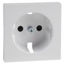 SCHNEIDER ELECTRIC -  MTN2330-0325 Central plate f. SCHUKO sock.-out. insert, shut., active white, glossy, System M