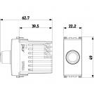 VIMAR - 19153.B - Dimmer 230V 100-500W push-push white (1)