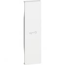BTICINO - KW01F Lightable covers with key symbol - 1 module - white