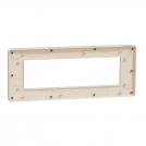 SCHNEIDER ELECTRIC - NU270727 New Unica - cover frame - 1 gang - 7 module - cappuccino/ ivory (2)