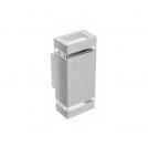 GTV Lighting - LD-NESSAGU10D-80 Фасаден аплик NESSA GU10 2x50W 220VAC IP54 сив 