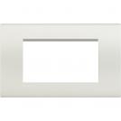 BTICINO - LNA4804BI Square cover plate 4 modules - white 