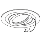 MAYTONI -  Луна за вграждане  с насочване  кръгла  Atom DL023-2-01B (6)